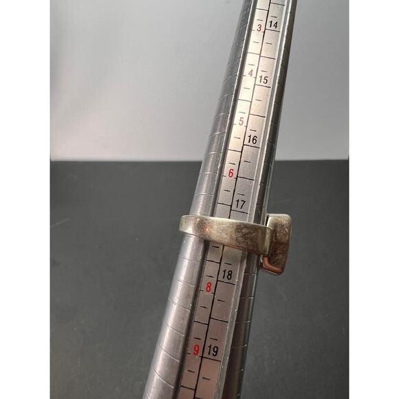 NEW Swiss blue topaz sterling silver ring size 7 / 6.65 grams - Picture 11 of 11